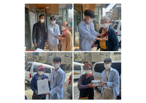 [위기노인] 어버이날 맞이 특식 및 카네이션 제공!! 이미지