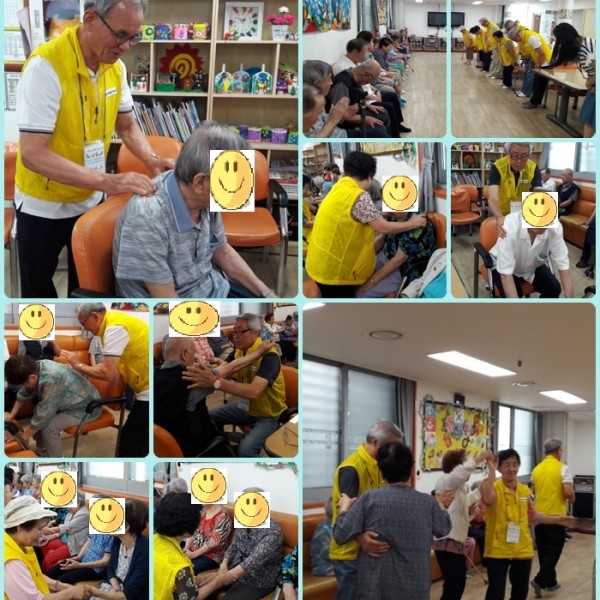 【데이케어】 8월 동고동락 어르신 봉사단의 &#038;#039;사랑의 손-발 마사지&#038;#039; 이미지